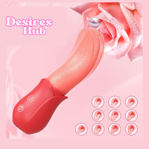 Vibrateur réaliste pour femmes, stimulateur clitoridien et mamelon, 10 modes de vibration